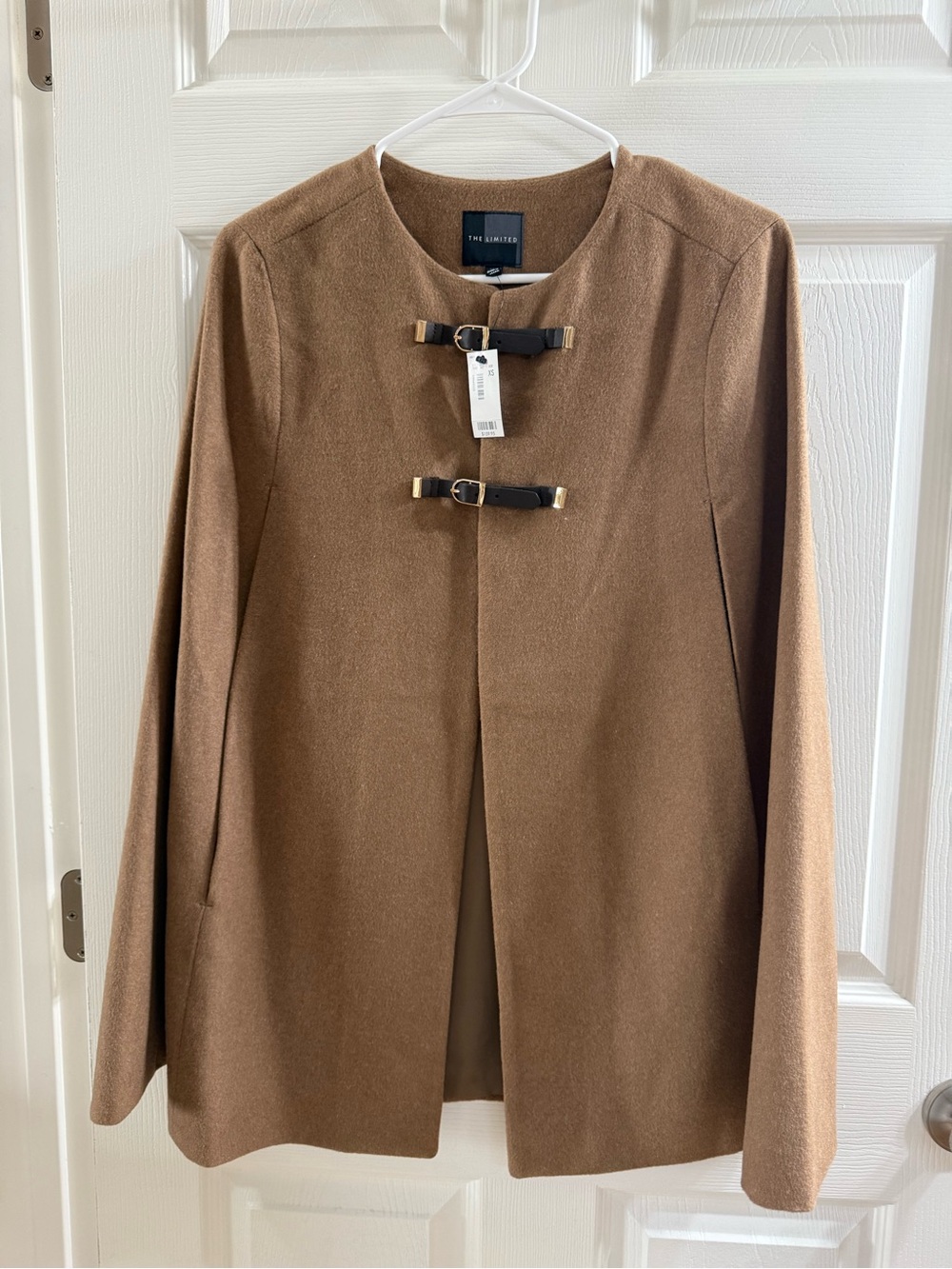 The Limited Women's Camel Toggle Cape Coat